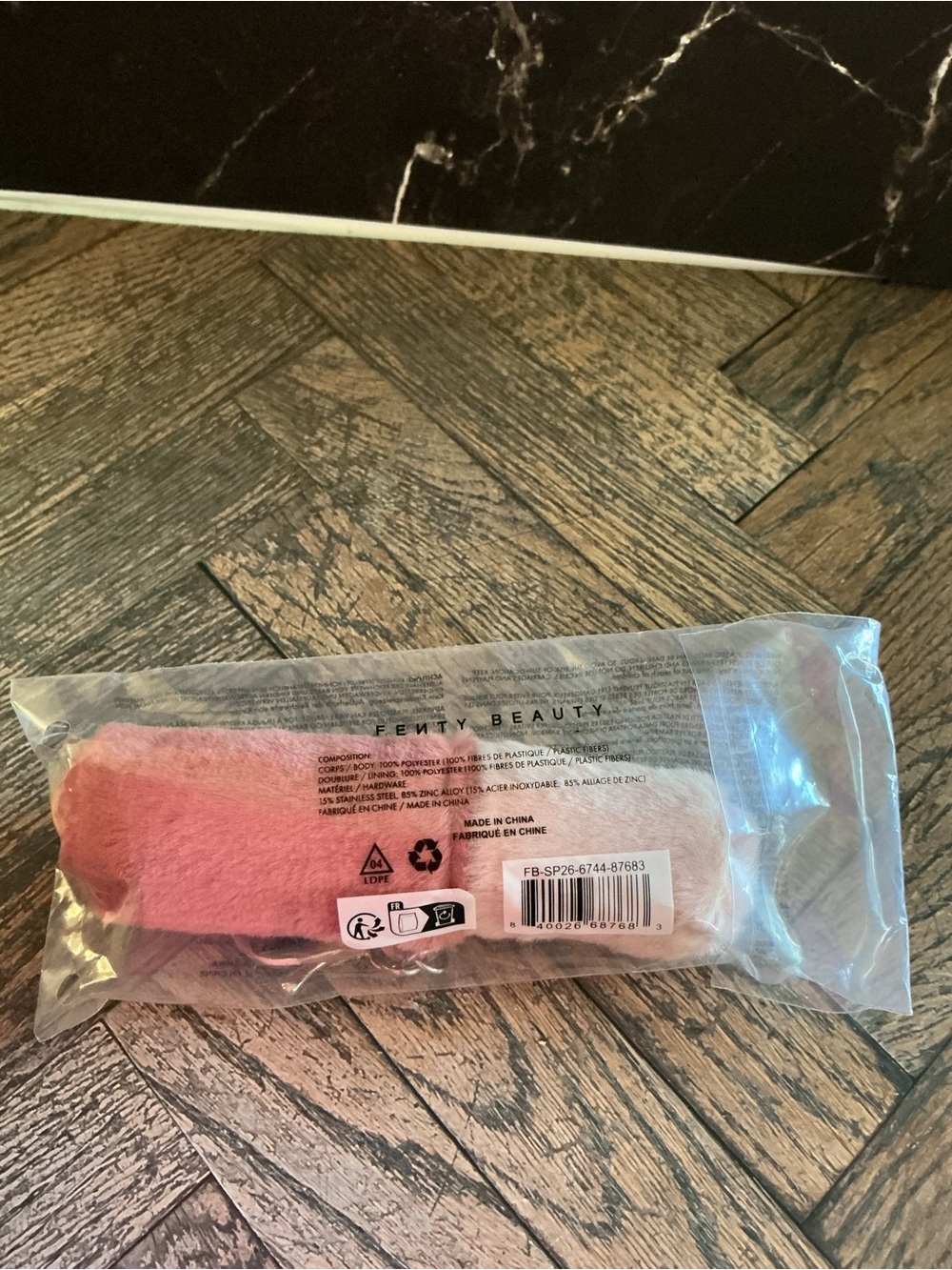 Fenty Beauty Plush Lipgloss Holder Keychain